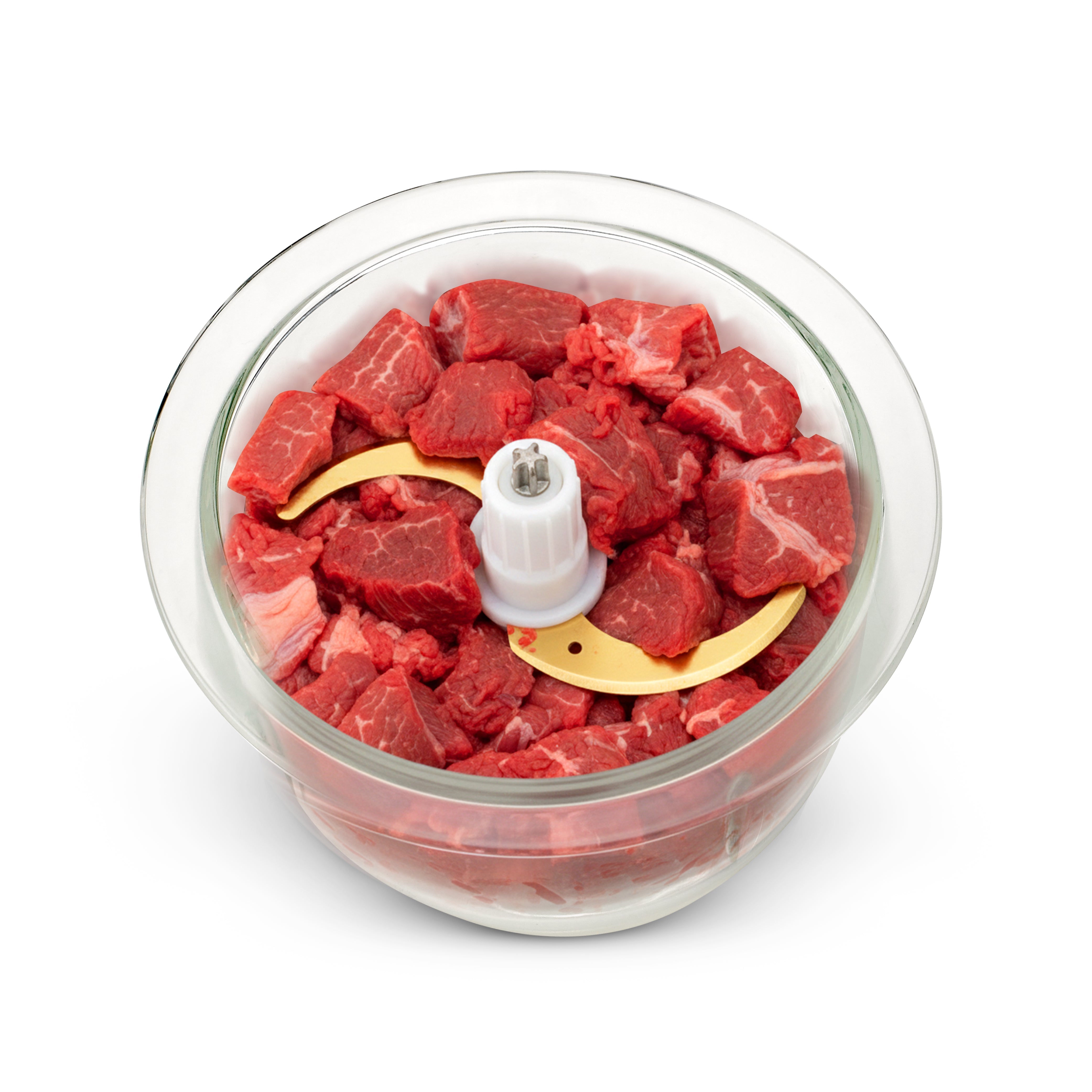 KB ELEMENTS Electric Chopper "ChopChop" – 2L Glass Bowl, 300W Stainless Steel Motor (ELK306FC)