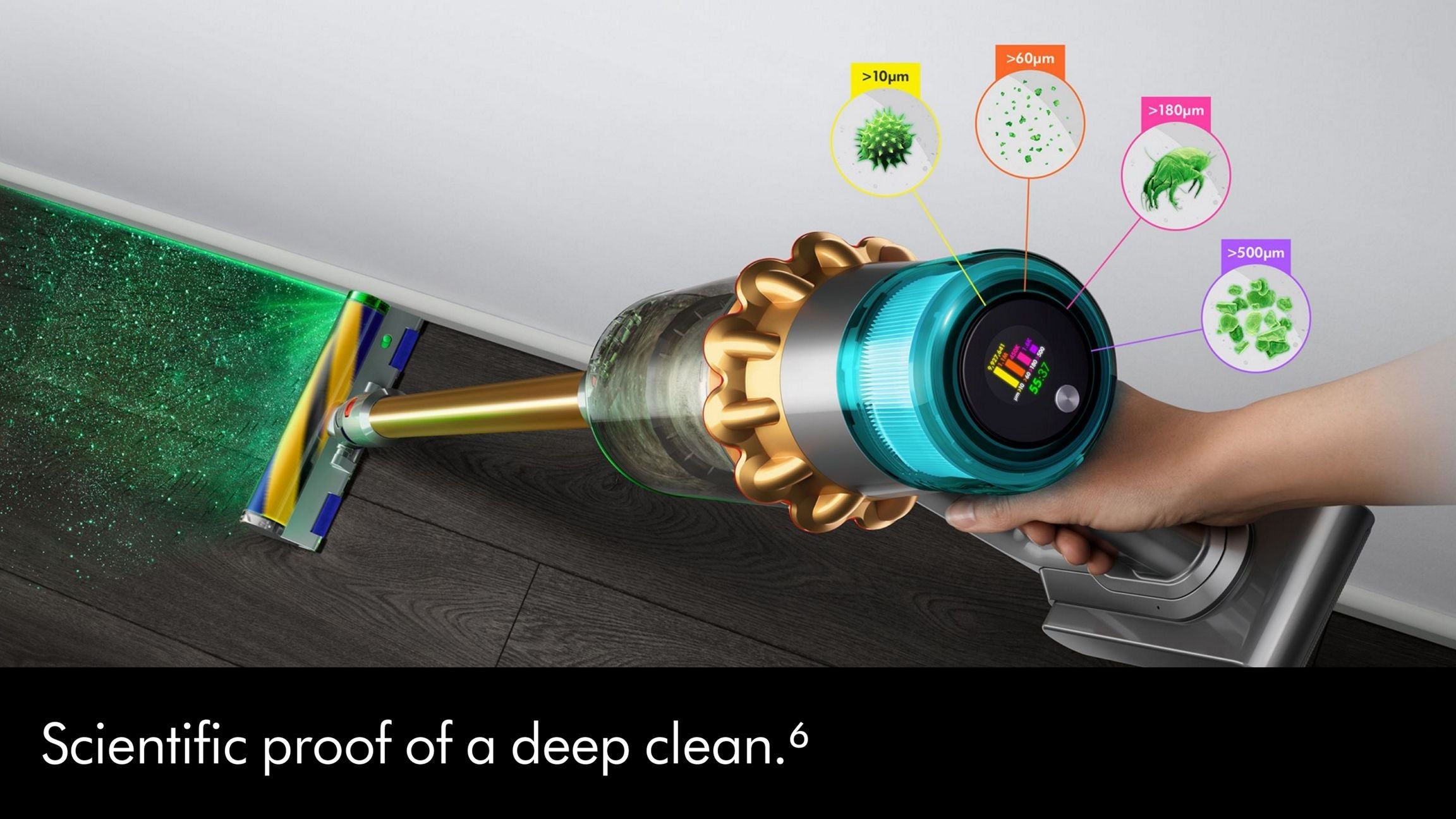 Dyson V15 Detect Absolute Cordless Vacuum Cleaner (Gold)