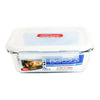 Lock & Lock Boroseal Oven Glass Rectangular Container LLG430 Clear 730ml