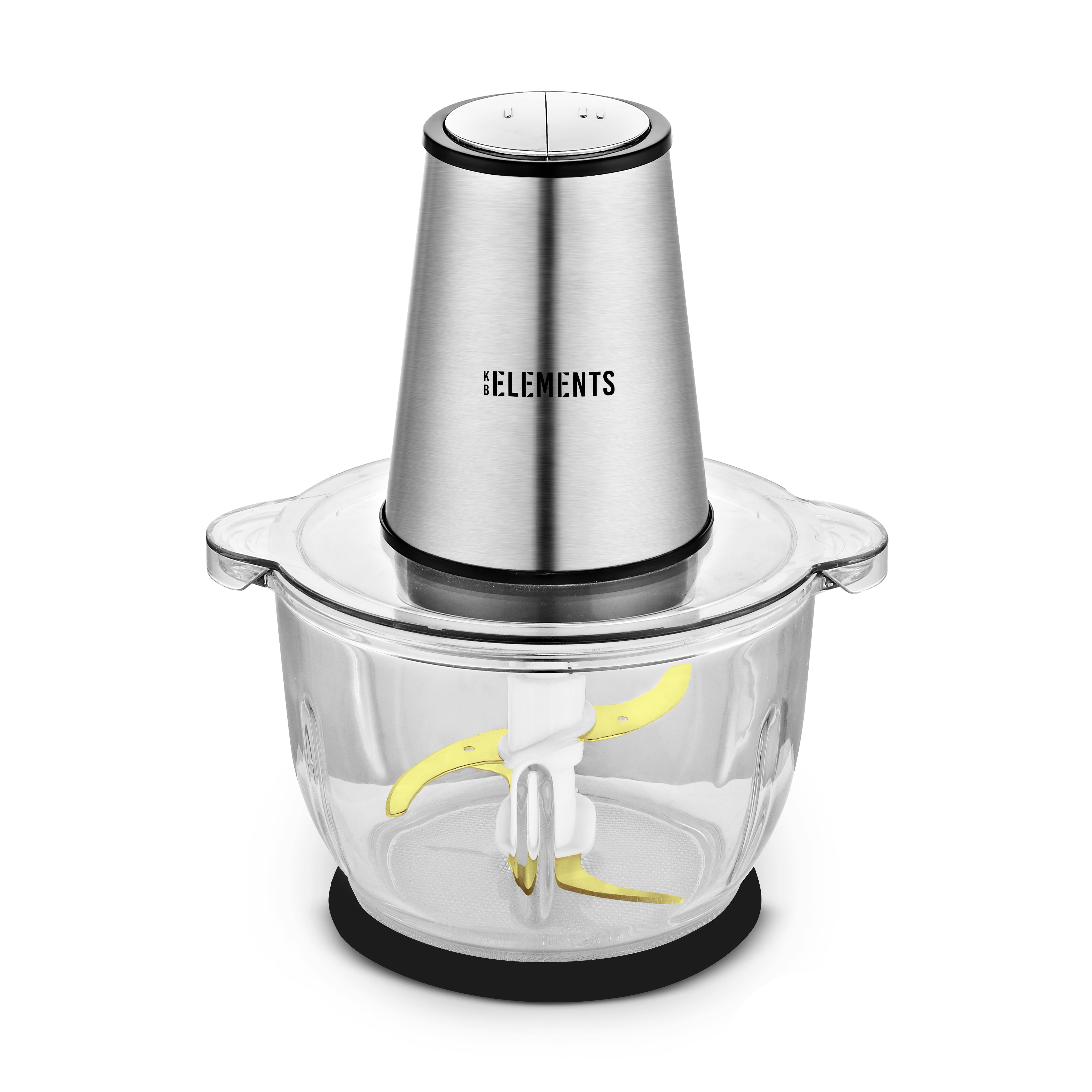 KB ELEMENTS Electric Chopper "ChopChop" – 2L Glass Bowl, 300W Stainless Steel Motor (ELK306FC)