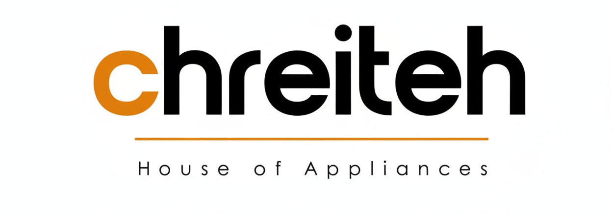 Chreiteh logo with 'House of Appliances' text on a black background