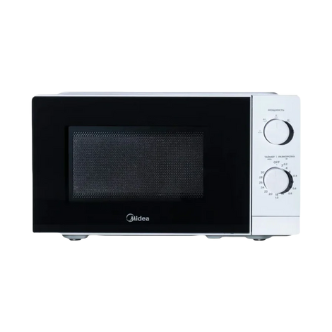 Midea 20L Microwave Oven White 700W Mechanical Control MM7P012MZ-WH