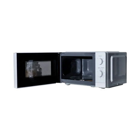 Midea 20L Microwave Oven White 700W Mechanical Control MM7P012MZ-WH