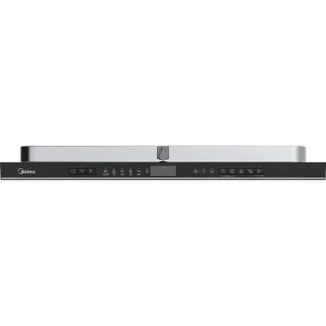 Midea Built-In Smart Dishwasher 14 Place WQP14-W7703M – WiFi, Auto Open, 3 Racks, Silver