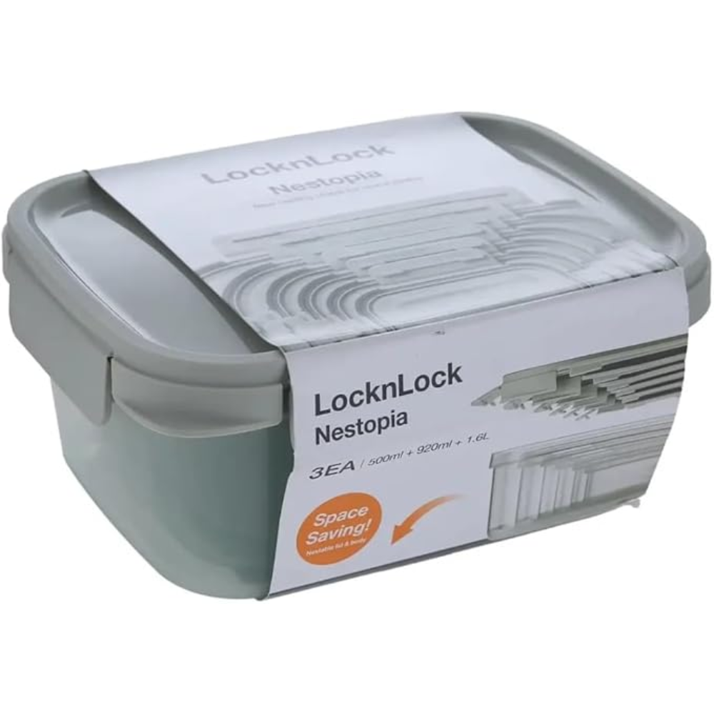 LocknLock Nestopia Set : LTN320(500ML)*1, 330(920ML)*1, 340(1.6L)*1 | LTN340S3