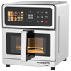 Marzotti Air Fryer 10L 1950W Stainless Steel Colorful Glass Panel 10 Functions Visual Tray