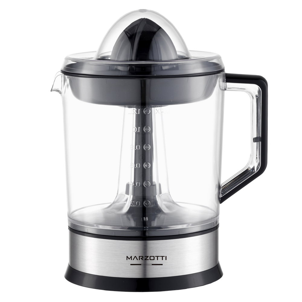 Marzotti Electric Citrus Juicer 1.2L 40W 2 Cones Automatic High Speed Stainless steel