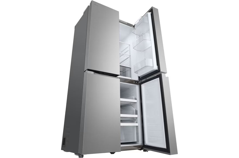 LG Four Door Refrigerator , 464L Net Capacity Silver Color,Door Cooling+™, Multi Air Flow,  GCB-244DFPL