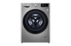 LG Frond Load Washer 9KG Steam Silver - Sealco