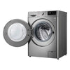 LG Front Load 8Kg Washer, Silver - Sealco