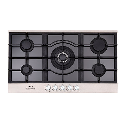 Queen Chef Tempered Glass Cooktop 90cm